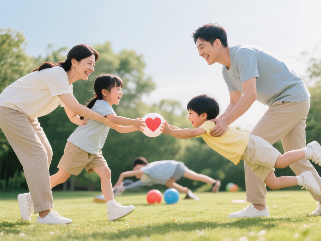 在家庭教育中，亲子间的互动尤为重要。一种简单而充满