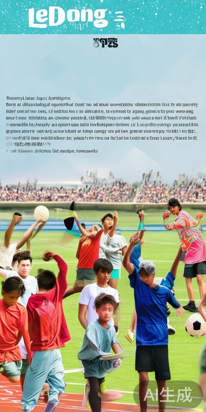 青少年的成长需要多方面的培养，运动锻炼在其中起到至